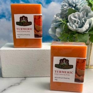 140g bar for skin, brightening soap for radiance, and glowing (Turmeric ) 1 soap